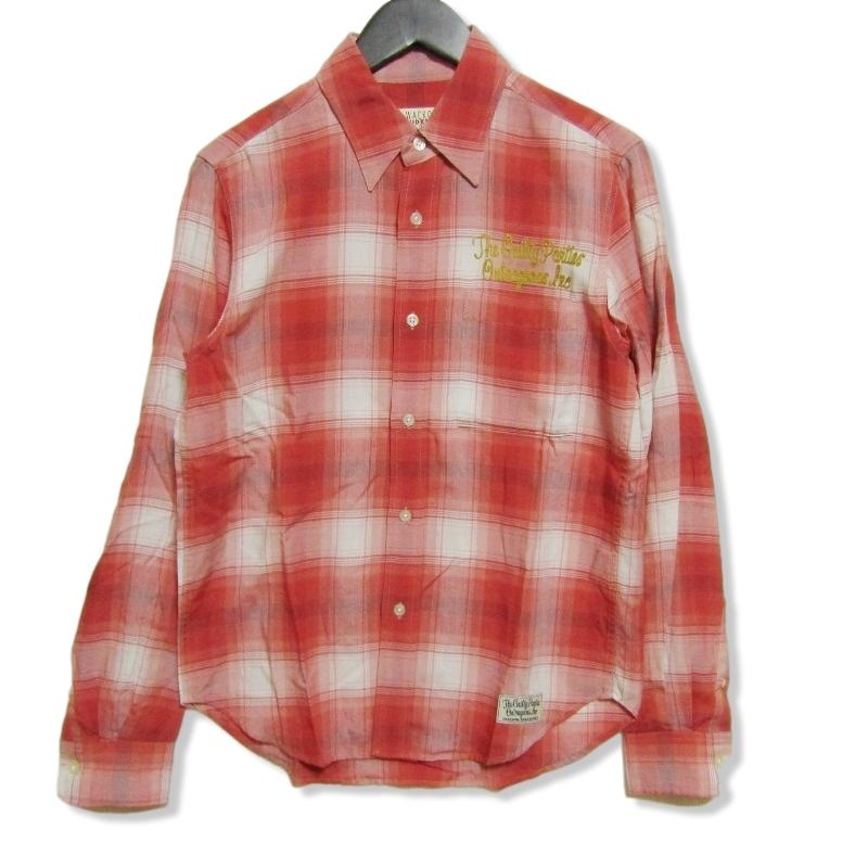 WACKO MARIA ワコマリア 長袖ワークシャツ オンブレチェック 10SS-SHI 