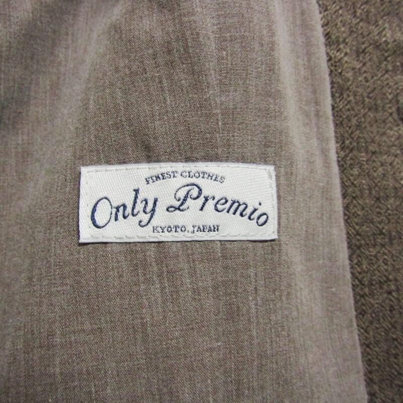 ONLYPREMIO オンリープレミオ ジレ リネン ベスト 柄 麻 ブラウン 茶 37 27100186 :27100186:クラシック 通販 オンリー ONLY ベスト ジレ(8432)