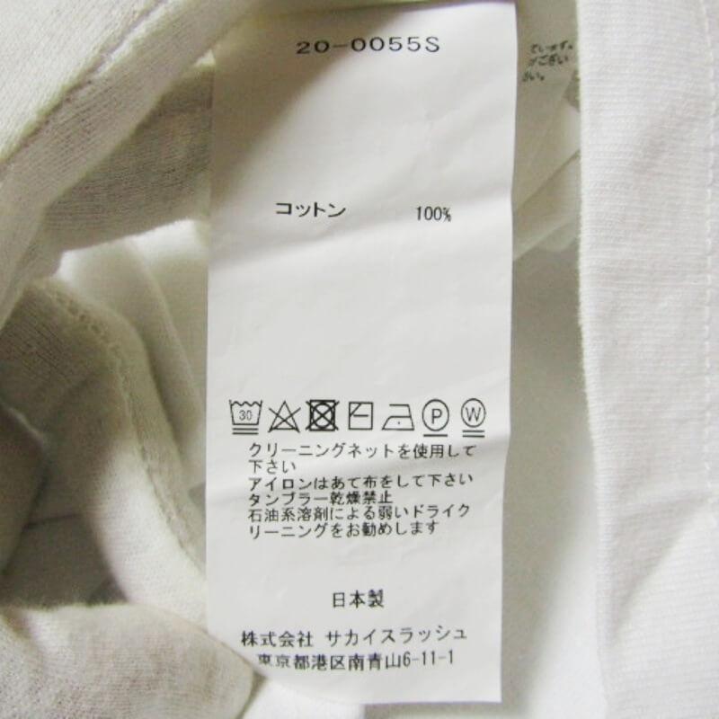 sacai サカイ パフスリーブTシャツ ホワイト 未使用に近い サイズ3 完売 sacaiサカイ 未着用新品紙タグ付 定番パフスリーブシャツ
