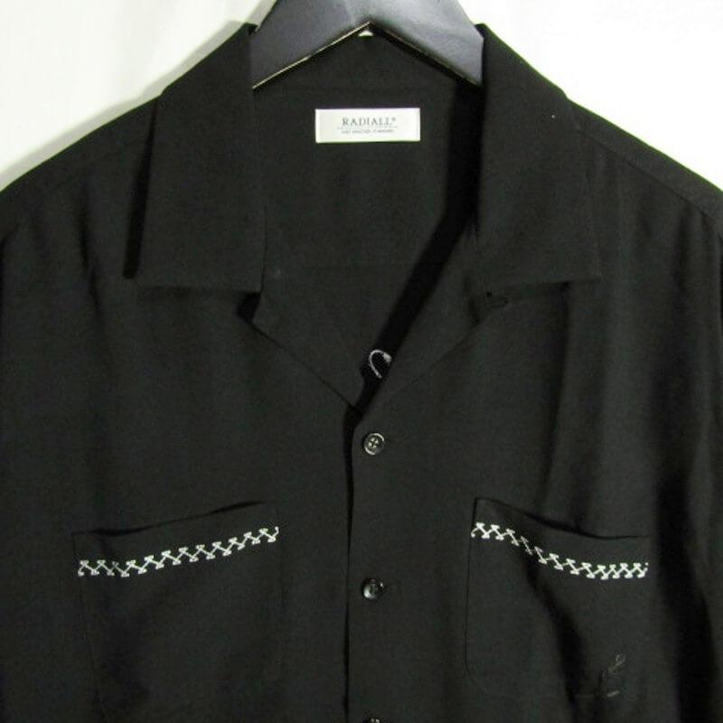 RADIALL 美品 ラディアル 長袖オープンカラーシャツ RAD-19AW-SH002 