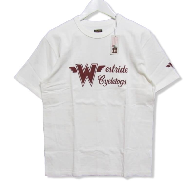 未使用 WEST RIDE ウエストライド 半袖Tシャツ プリント ロゴ PT.TEE 