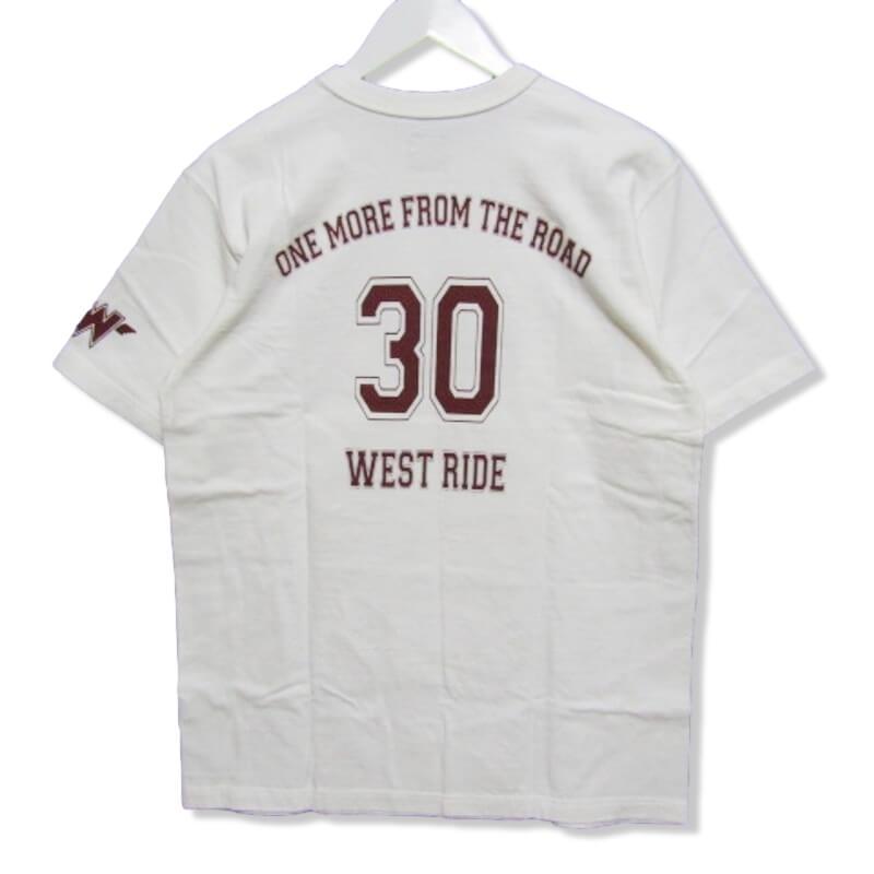 未使用 WEST RIDE ウエストライド 半袖Tシャツ プリント ロゴ PT.TEE 