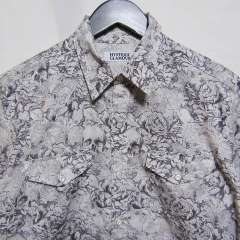HYSTERIC GLAMOUR ヒステリックグラマー 長袖シャツ 総柄 4AH-2082  