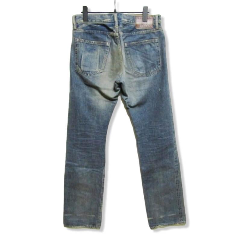 ヒステリックグラマー スタッズ デニムパンツ Lウォッシュ加工 色落ち加工 ヒステリックグラマー スタッズ デニムパンツ Lウォッシュ加工