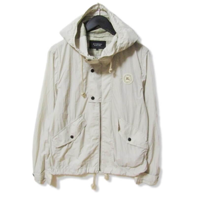 BURBERRY BLACK LABEL フード付きナイロンジャケット M