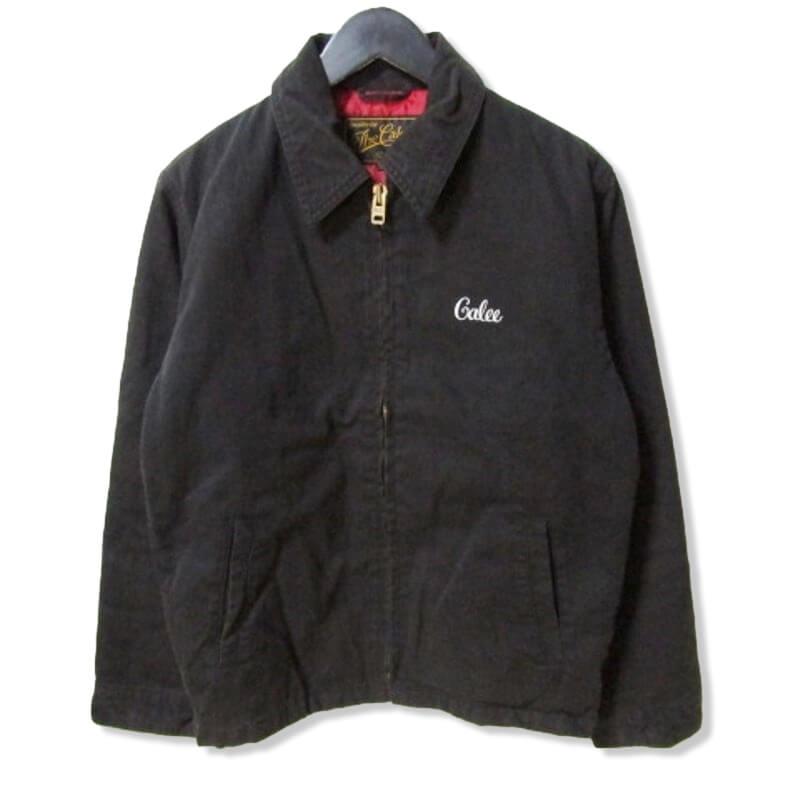 caleeのジャケット CALEE キャリー ワークジャケット スカル メッセージ 刺繍