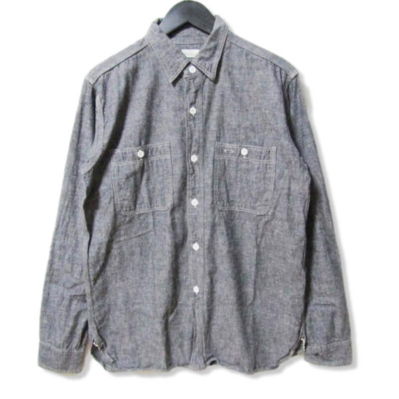 WAREHOUSE ウエアハウス 長袖シャンブレーシャツ ワークシャツ DUCK 