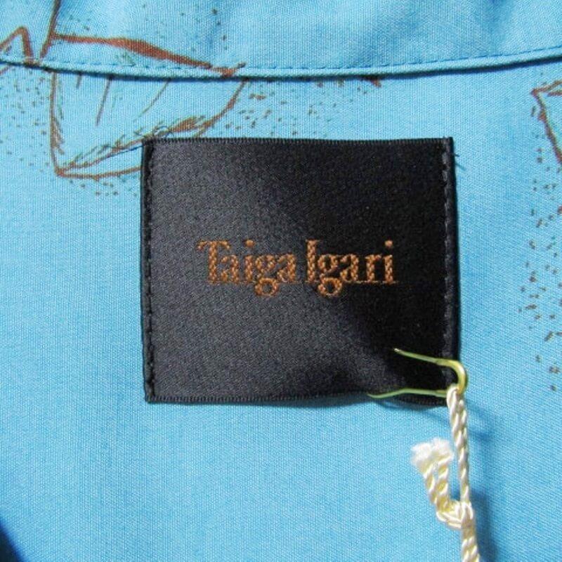 Taiga Igari タイガイガリ　薄セットアップ　花柄　シャツ　日本製 Taiga Igari タイガイガリ 薄セットアップ 花柄 シャツ 日本製