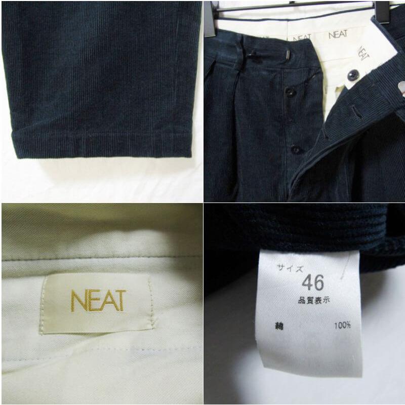 NEAT ニート コーデュロイパンツ 2タック ワークパンツ 日本製