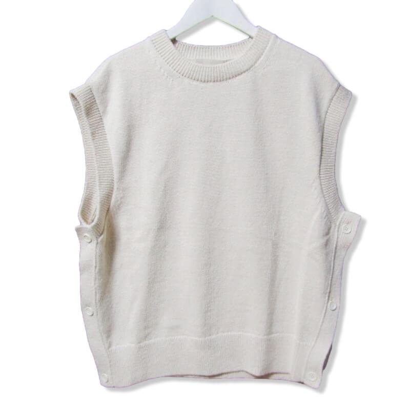 YOKE ヨーク ニットベスト YK22SS0351S COTTON CREWNECK VEST コットン 