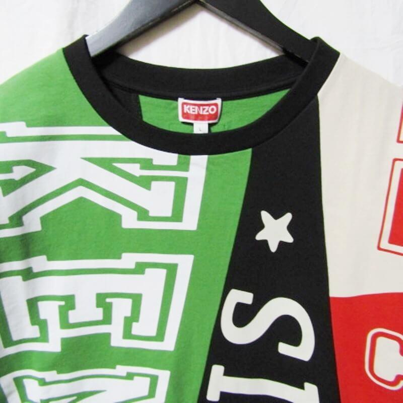 未使用 KENZO ケンゾー 半袖Tシャツ FD55TS4494SY KENZO FLAGS