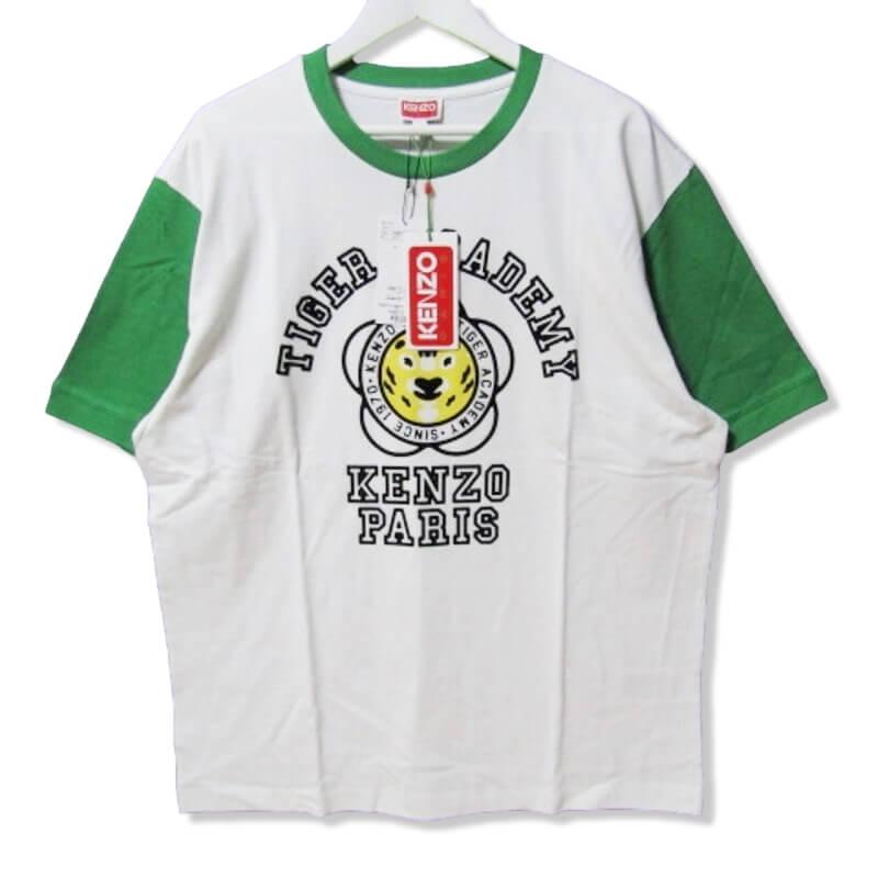 未使用 KENZO ケンゾー 半袖Tシャツ FD65TS1164SG TIGER ACADEMY  