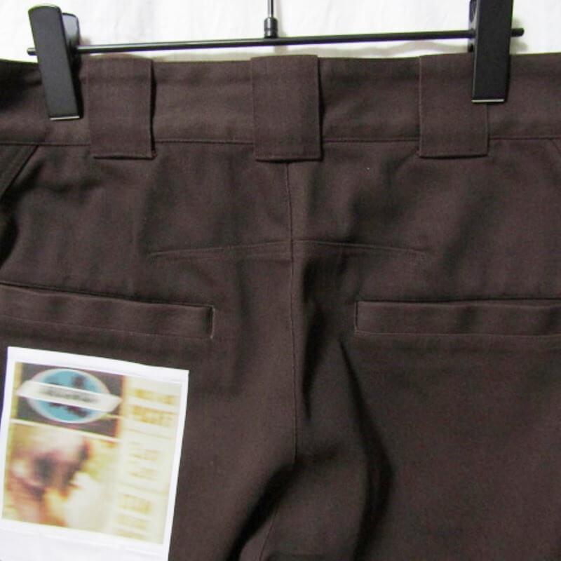 未使用 YUKI HASHIMOTO ユウキハシモト TWISTED WORK PANTS WITH 