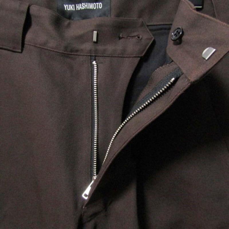 未使用 YUKI HASHIMOTO ユウキハシモト TWISTED WORK PANTS WITH 