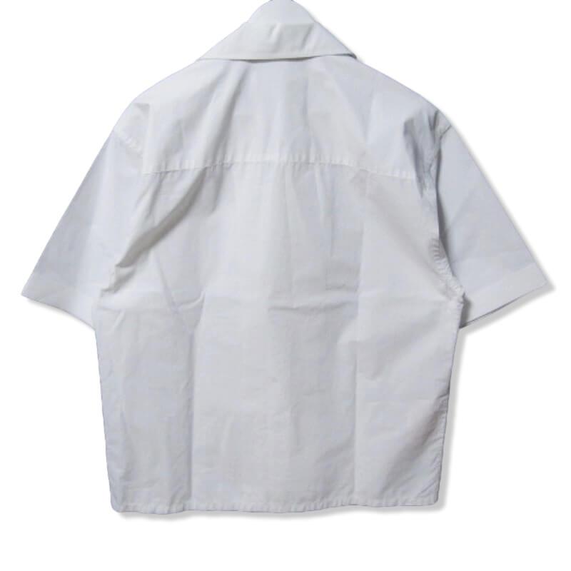 未使用 MARNI マルニ 半袖シャツ 23SS ロゴステッチシャツ CUMU0213P0 