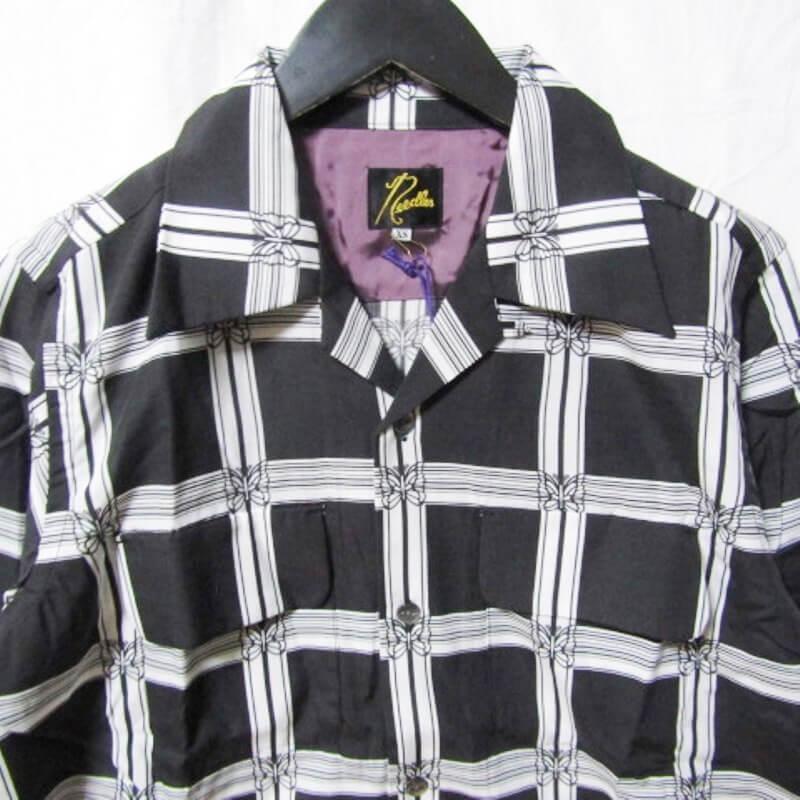 Needles ニードルス ニードルス シャツ パピヨン ブラック MR179 Needles 未使用 ニードルス 長袖シャツ MR179 Classic Shirt - R