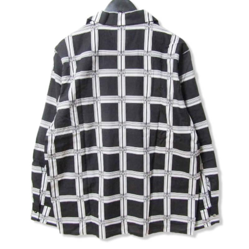 Needles ニードルス ニードルス シャツ パピヨン ブラック MR179 NEEDLES(ニードルズ) 22SS Papillon Emb. S/S shirt パピヨン