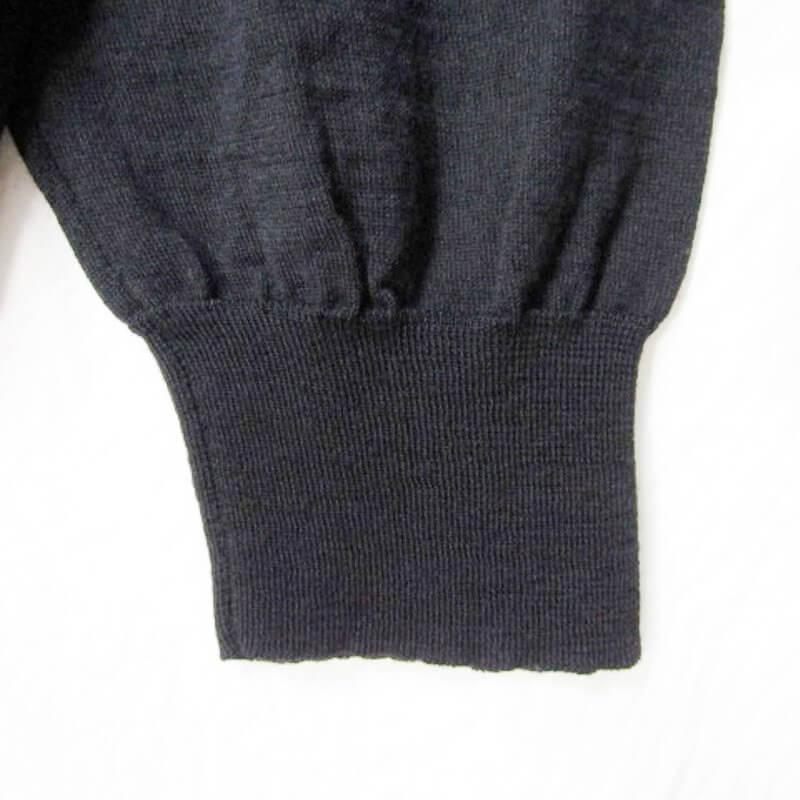 美品 COMOLI コモリ 18G ウール クルーネック ニット N03-06001