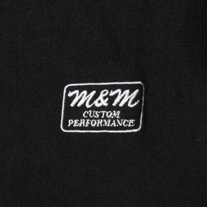 未使用 M&M CUSTOM PERFORMANCE エムアンドエムカスタムパフォーマンス 長袖Tシャツ 22-MT-022 PRINT L/S T-SHIRT ブラック M  27105877｜classic｜06