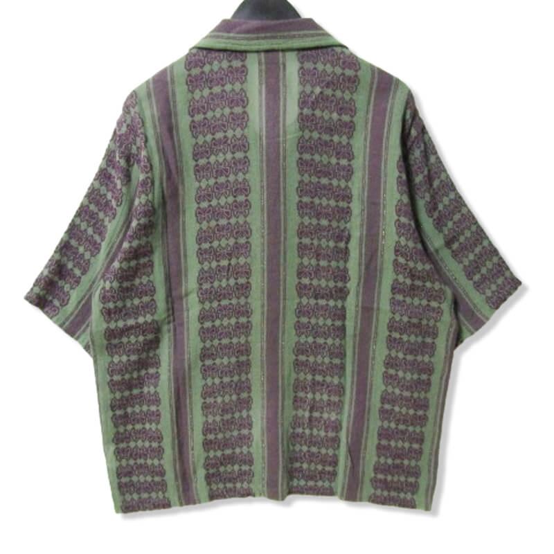 Needles NEEDLES ニードルス 半袖シャツ Papillon Stripe Dobby