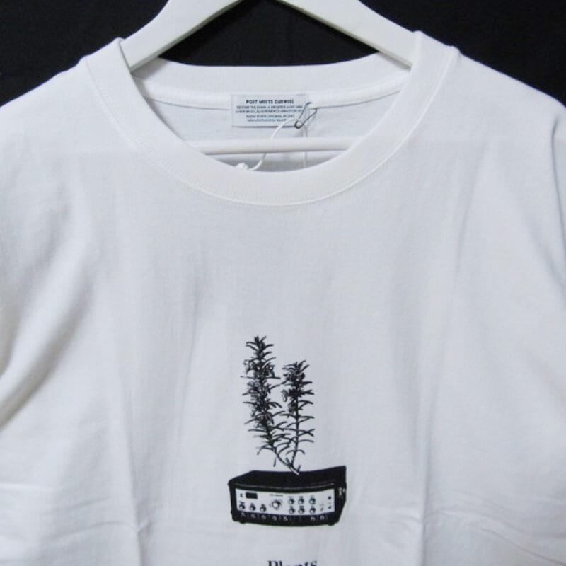 未使用 POET MEETS DUBWISE ポエットミーツダブワイズ 半袖Tシャツ ECPTS-0413 PLANTS IN THE ECHO T-Shirt ホワイト XL  27105956｜classic｜03