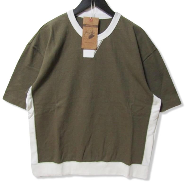 24SS ANDFAMILYS BIG BUD TWO TONE Tシャツ