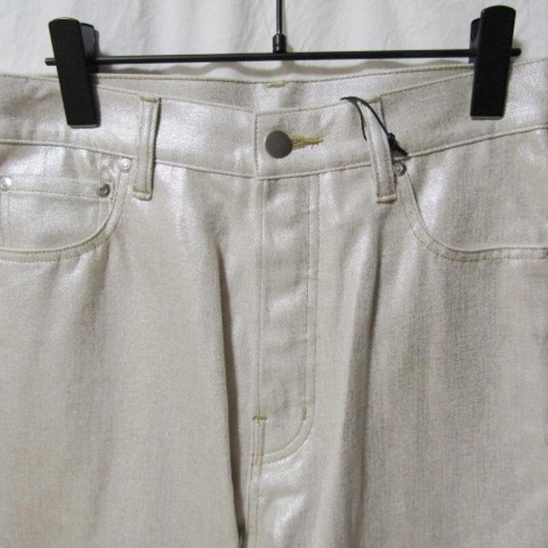 未使用 JUN MIKAMI ジュンミカミ ホイル デニムパンツ 23SS-10-D 23SS  