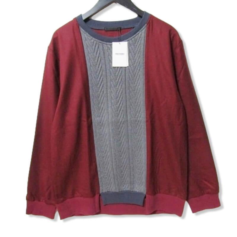 未使用 DISCOVERED ディスカバード KNIT MIX PULLOVER DC-AW16-PO-02 