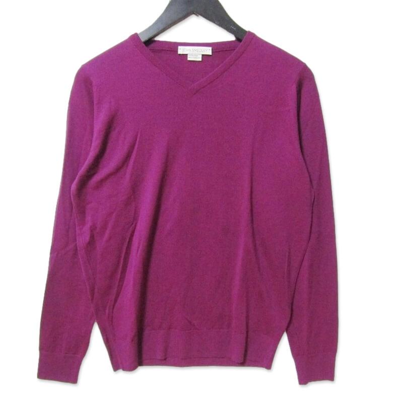 JOHN SMEDLEY ジョンスメドレー Vネックニットセーター イギリス