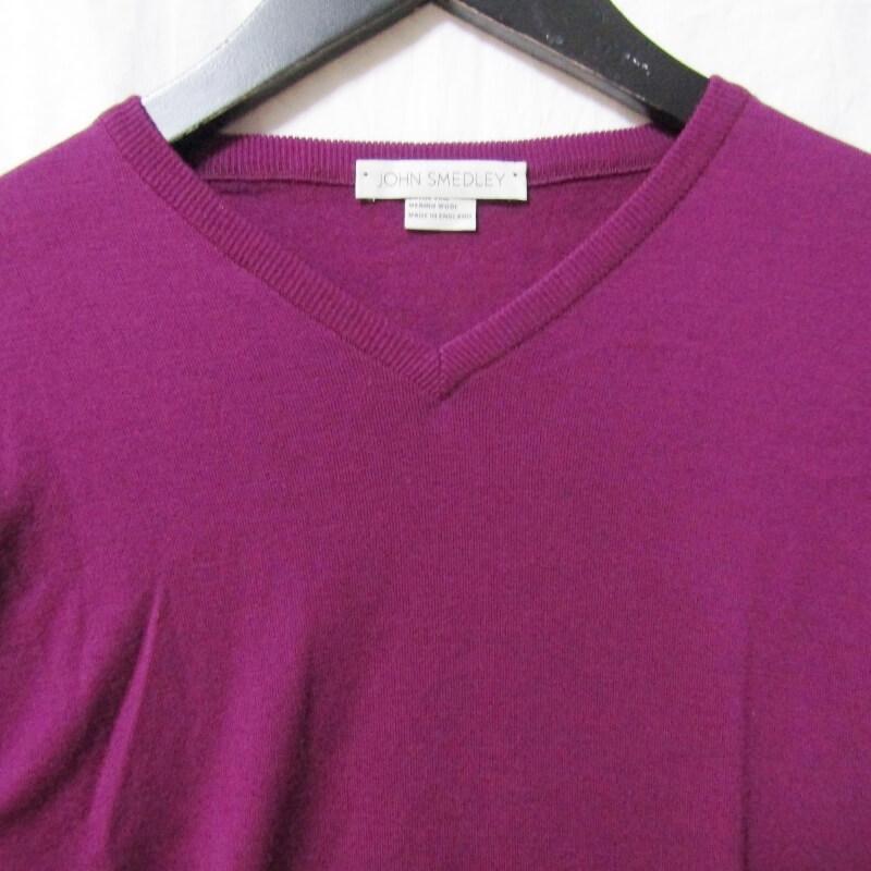 JOHN SMEDLEY ジョンスメドレー Vネックニットセーター イギリス
