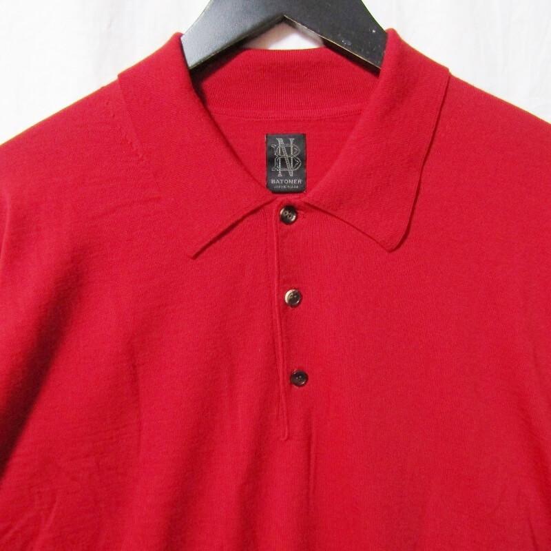 BATONER バトナー 長袖ポロシャツ BN-FU-008 HIGH GAUGE POLO BATONER バトナー 長袖ポロシャツ BN-FU-008 HIGH GAUGE POLO