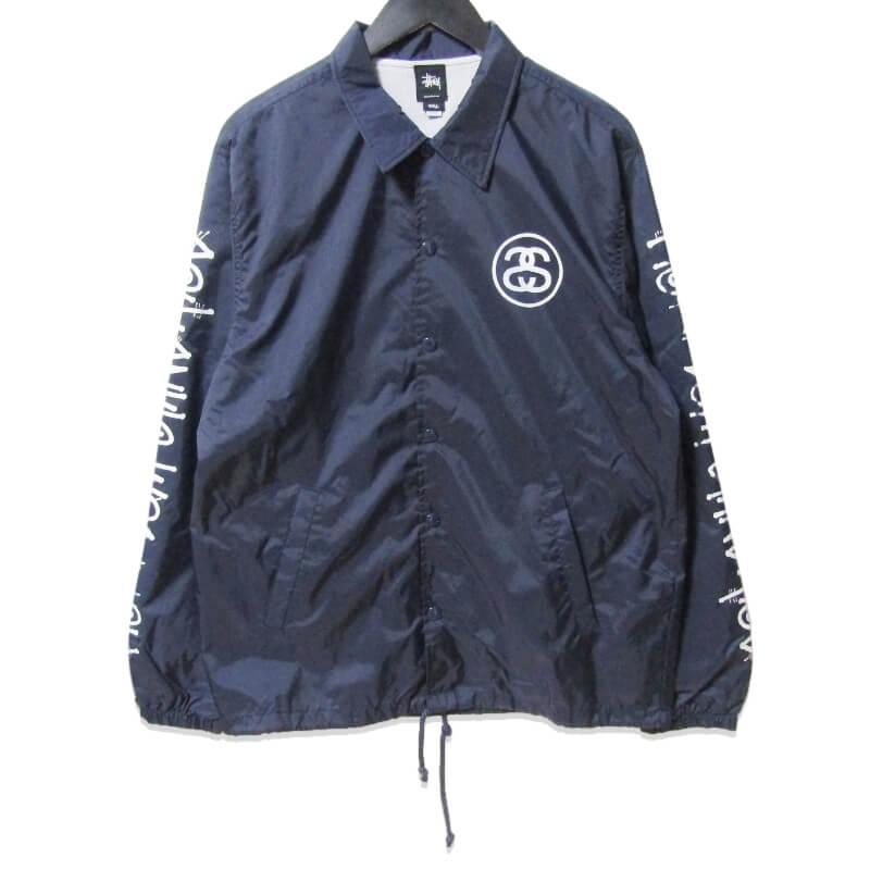 STUSSY コーチジャケット ネイビー S STUSSY - ステューシー コーチ