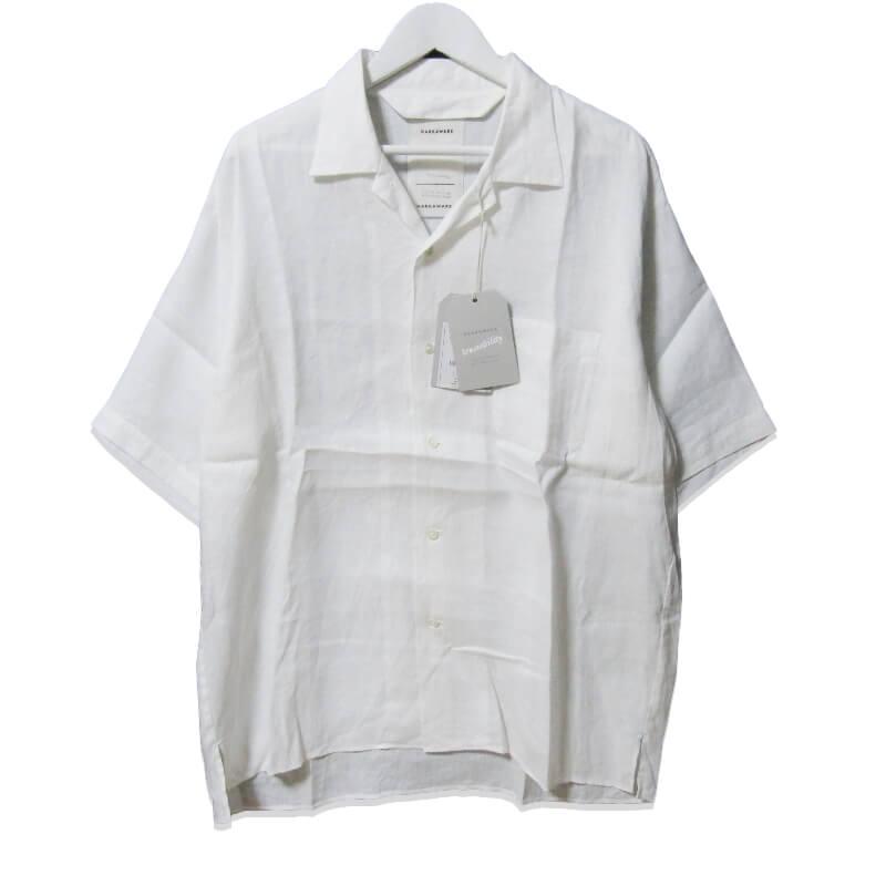 MARKAWARE マーカウェア　シャツ　ヘンプ　ファティーグ　2 MARKAWARE (マーカウェア) HEMP SHIRTING OPEN COLLAR SHIRT L/S