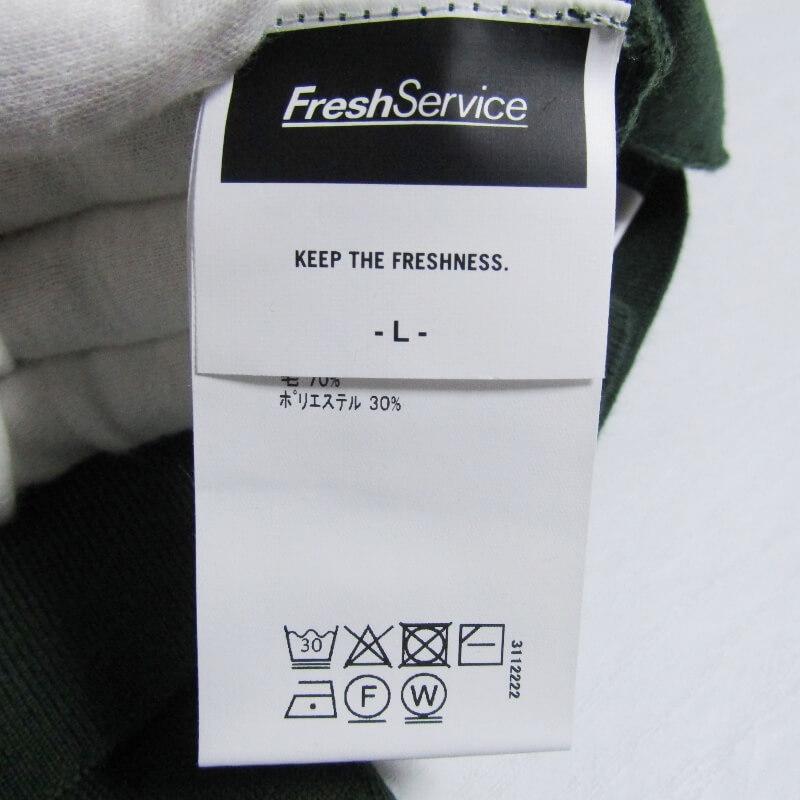 未使用 FreshService フレッシュサービス TECH HIGH GAUGE CREW NECK 