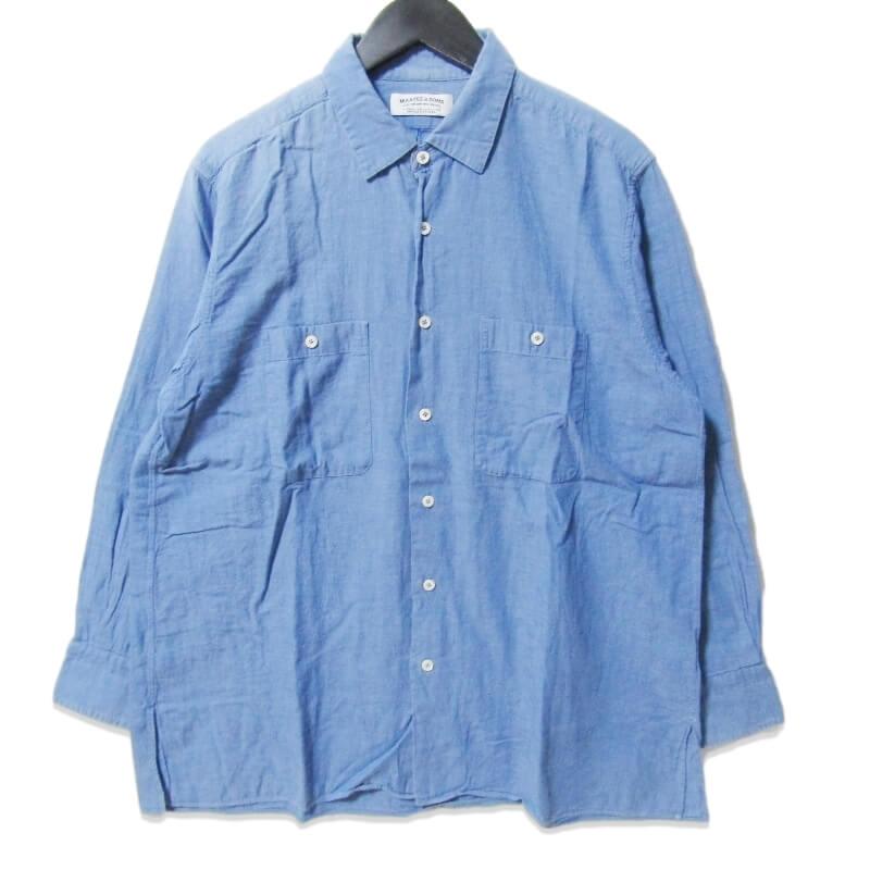 MAATEE&SONS マーティーアンドサンズ 長袖シャンブレーシャツ MAATEE&SONS マーティーアンドサンズ 長袖シャンブレーシャツ