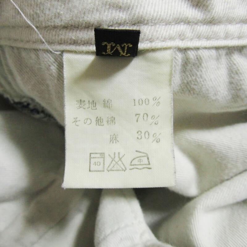 KAPITAL キャピタル ピエロパンツ 麻 デニム ボタンフライ 日本 KAPITAL キャピタル ピエロパンツ 麻 デニム ボタンフライ 日本