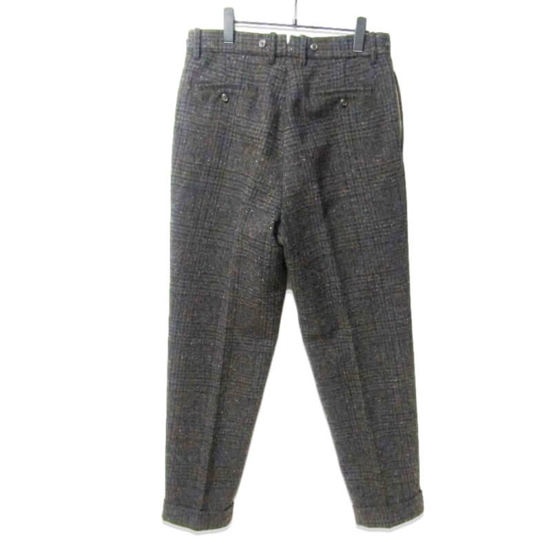 NigelCabourn ナイジェルケーボン ウールパンツ 紺 32 ワンタック NigelCabourn ナイジェルケーボン ウールパンツ 紺 32 ワンタック