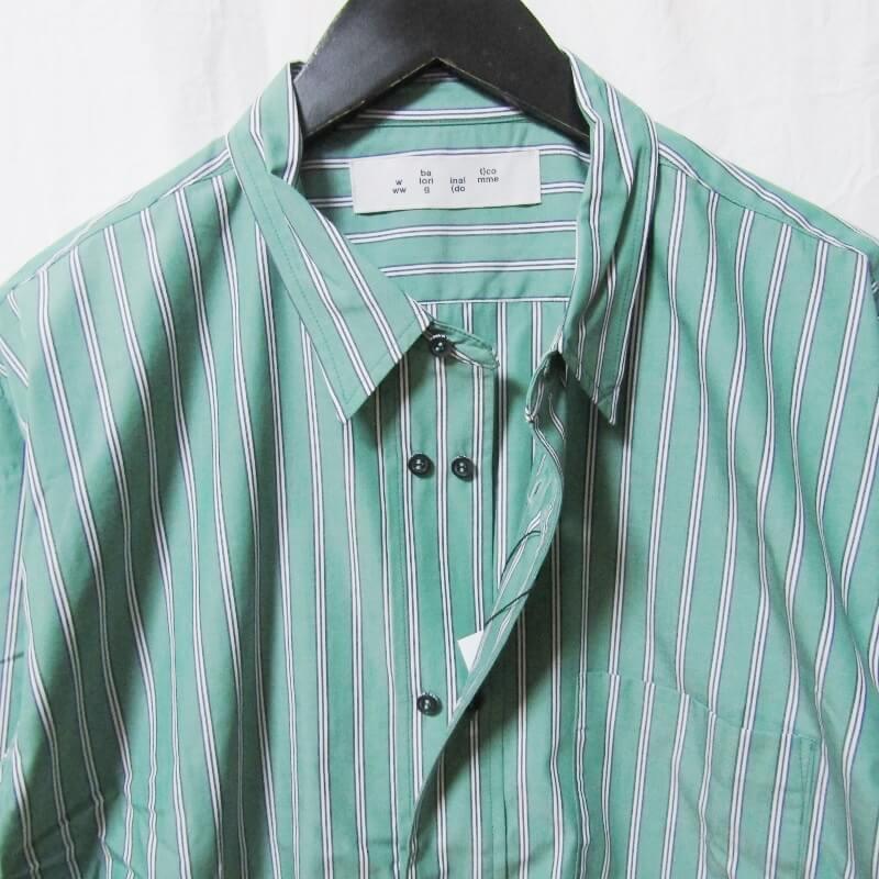 未使用 BAL リトルビッグ 長袖シャツ BAL-2092 DOUBLE BUTTON SHIRT 