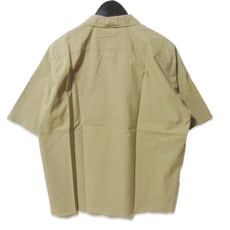 AURALEE オーラリー 半袖シャツ A7SS02WC SELVEDGE WEATHER CLOTH OPEN 
