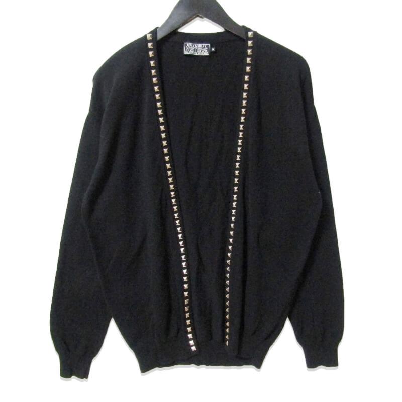 Hysteric Glamour スタッズカーディガン 黒 L HYSTERIC GLAMOUR（ヒステリックグラマー）の「スタッズ カーディガン