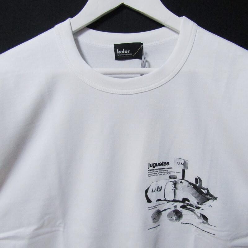 未使用 kolor カラー 半袖Tシャツ 25SCM-T11208-A 25SS プリントTee  