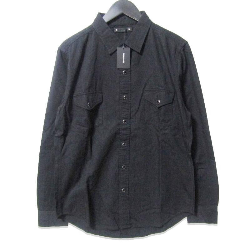 未使用 MINEDENIM マインデニム 長袖ウエスタンシャツ 501 Western SH 