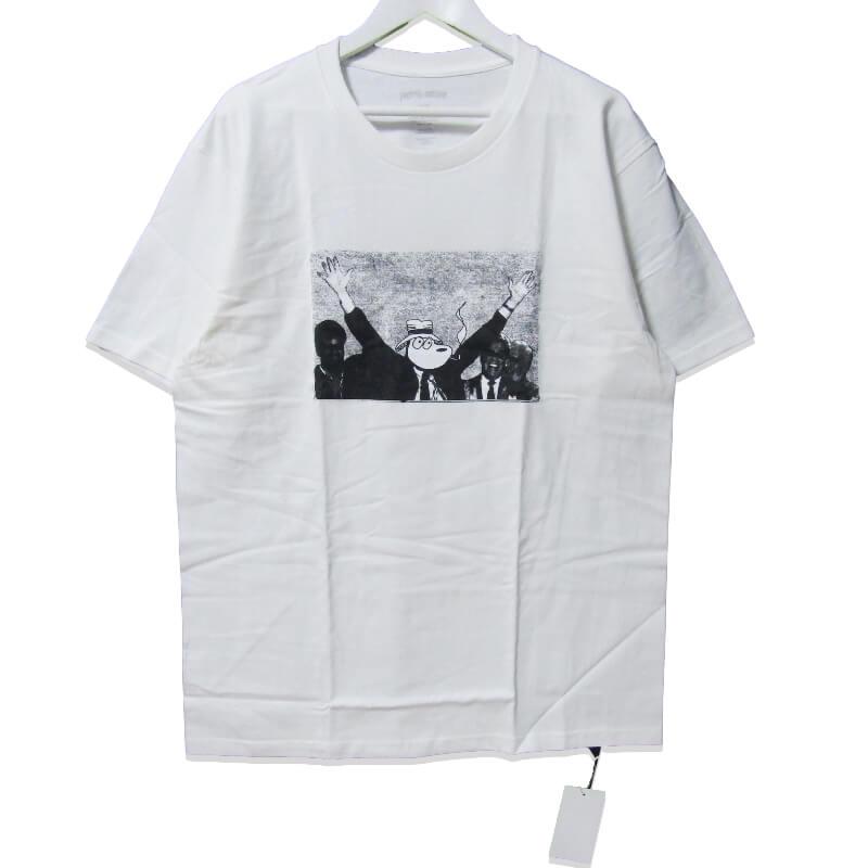 fucking awesome ポロシャツXL白総柄半袖tシャツ