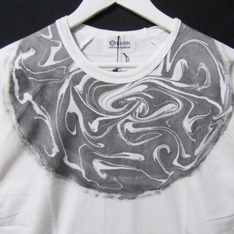未使用 KUON クオン Suminagashi Tee 114CS04C100 半袖Tシャツ 墨流し  