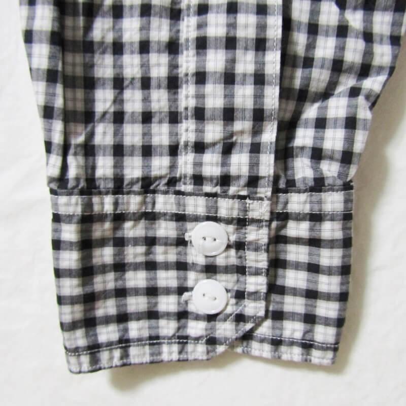 SASSAFRAS ササフラス 長袖チェックシャツ GREEN THUMB SHELL SHIRT