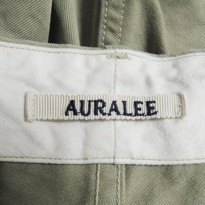 AURALEE オーラリー ワイド チノパン A8AP01CN WASHED FINX CHINO WIDE
