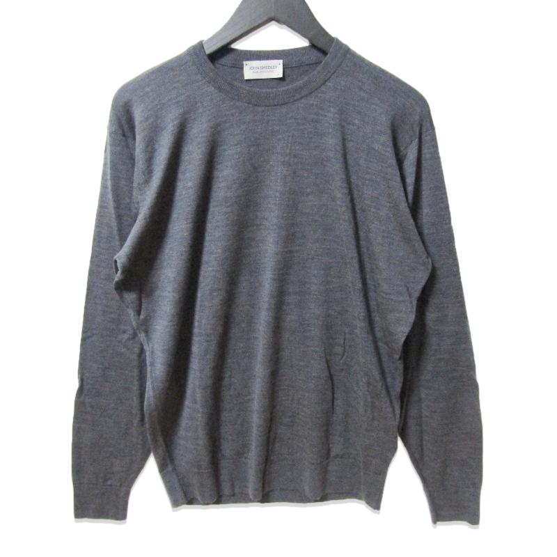 美品 JOHN SMEDLEY ジョンスメドレー クルーネックニット 24G