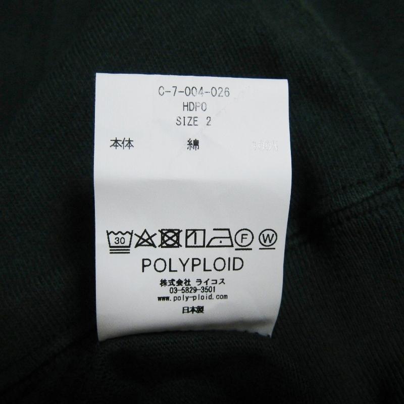 美品 POLYPLOID ポリプロイド HOOD PULLOVER C-7-004-026 プルオーバー  