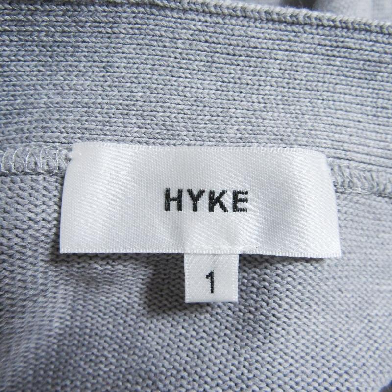 美品 HYKE ハイク カーディガン コットンニット SWEATER CARDIGAN V