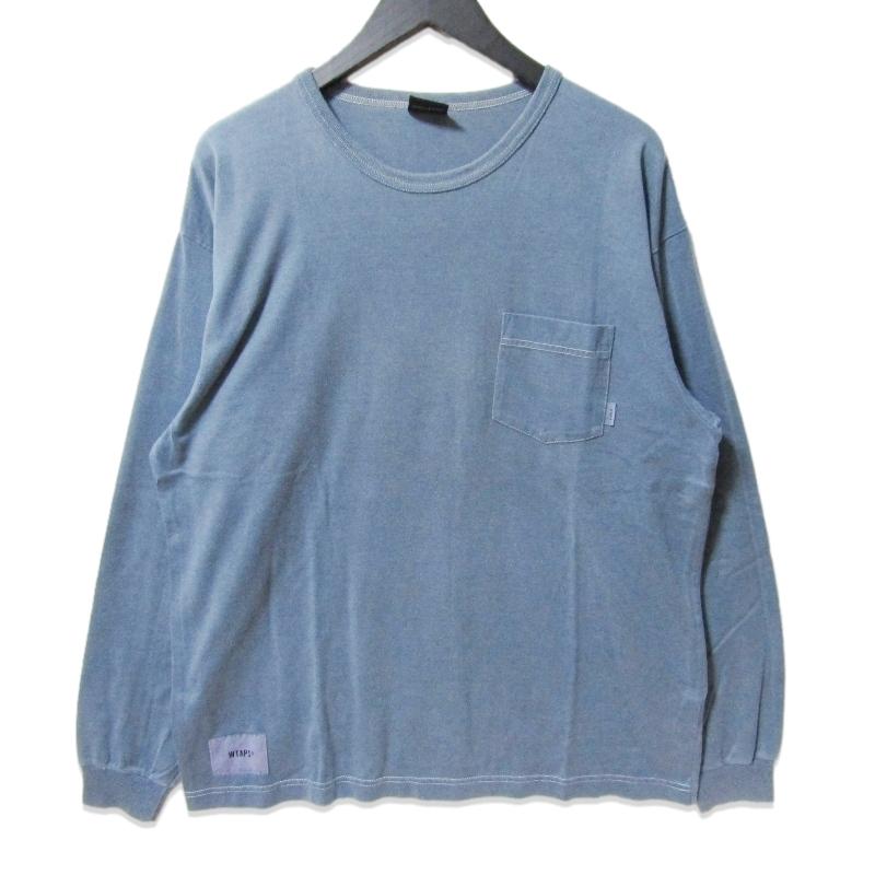 WTAPS ダブルタップス 長袖Tシャツ 192ATDT-CSM05 BLANK LS 03
